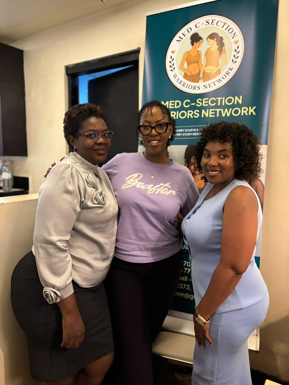 Volunteer and community members together